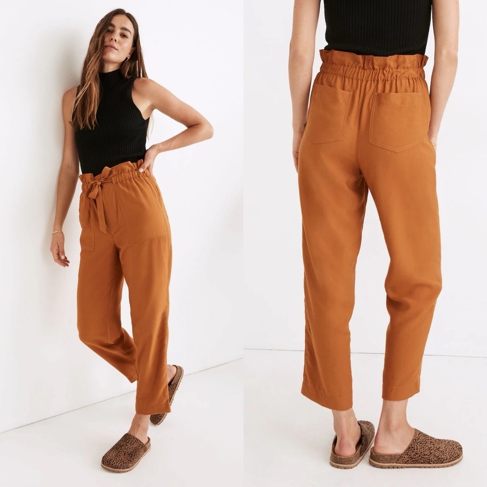 Madewell Dunaway Paperbag Pants